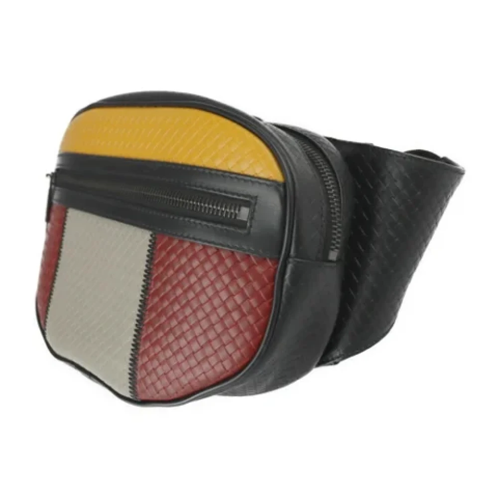 Bottega Veneta Vintage Pre-owned Leather crossbody-bags Multicolor Dames