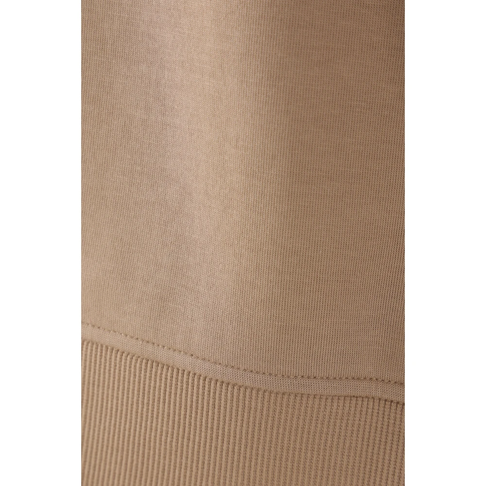 Max Mara Bruine hoodie met logodetails Brown Dames