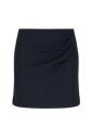 jupe-courte-drapee-bleue