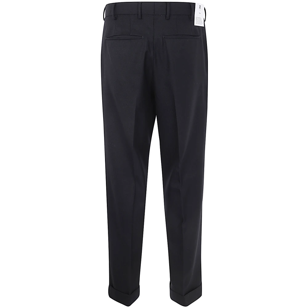 Pt01 Zwarte Quindici Broek voor Mannen Black Heren
