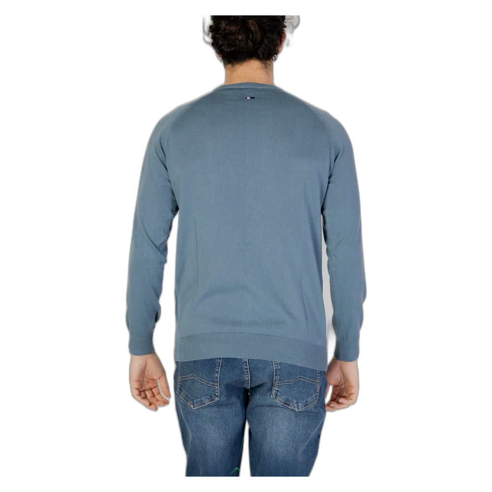 U.s. Polo Assn. Blauwe Trui Lange Mouwen Ronde Hals Heren Blue Heren