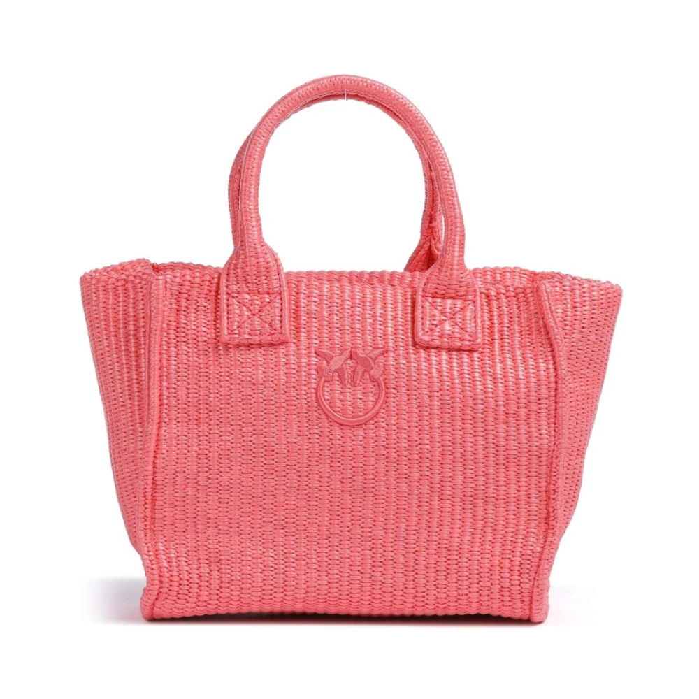 Pinko Women's Pink Beach Shopper Mini - O - Shopping Bags - One Size - Bags