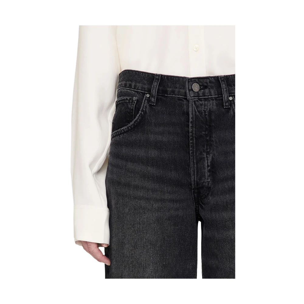 Anine Bing Manon Jeans Donker Steengrijs Gray Dames