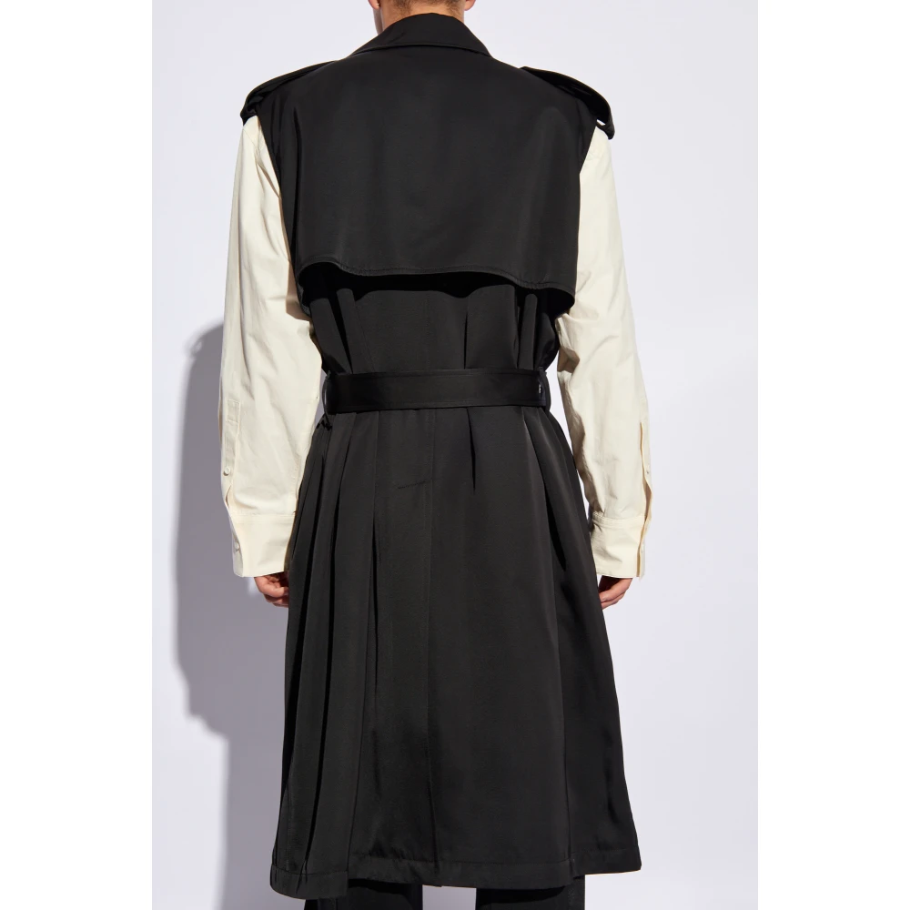 Jil Sander Lang vest Black Heren