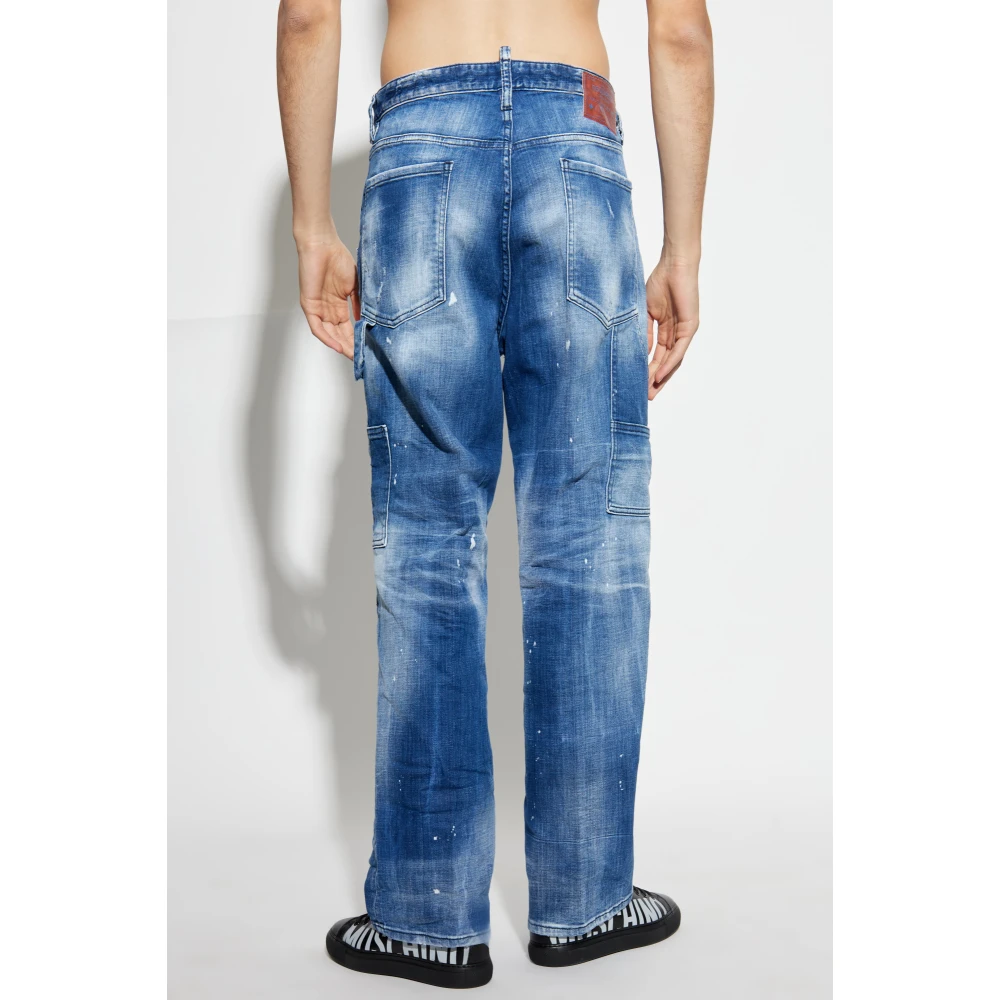 Dsquared2 Jeans Loose Blue Heren
