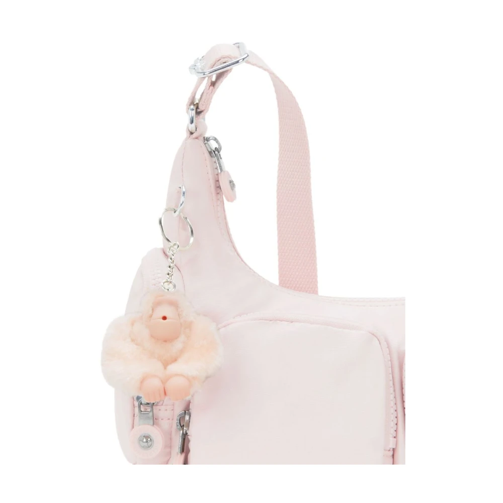 Kipling Stijlvolle Schoudertas met Meerdere Zakken Pink Dames