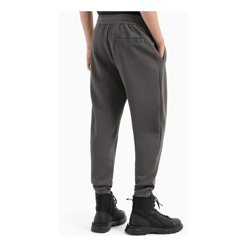 Armani Exchange Logo Taille Elastische Enkelbroek Gray Heren