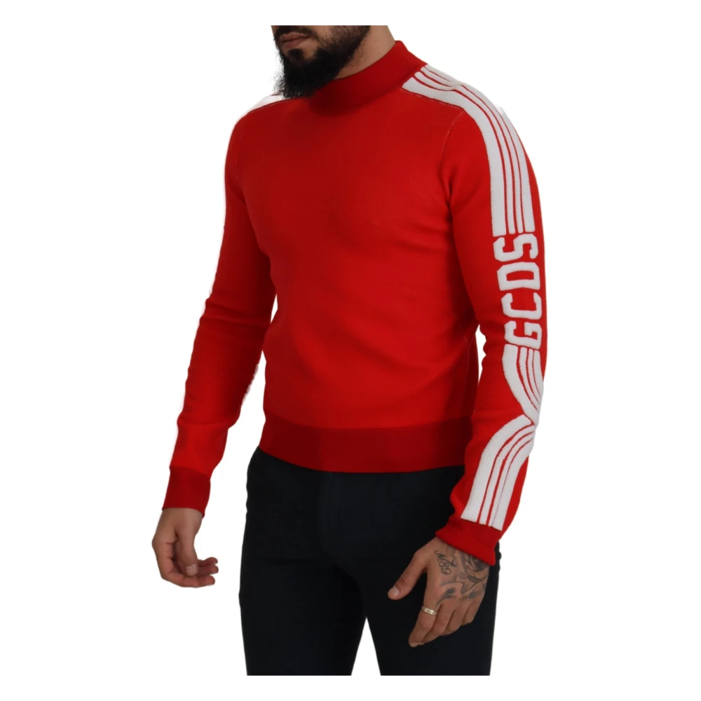 Gcds Rode Elegante Heren Trui Red Heren