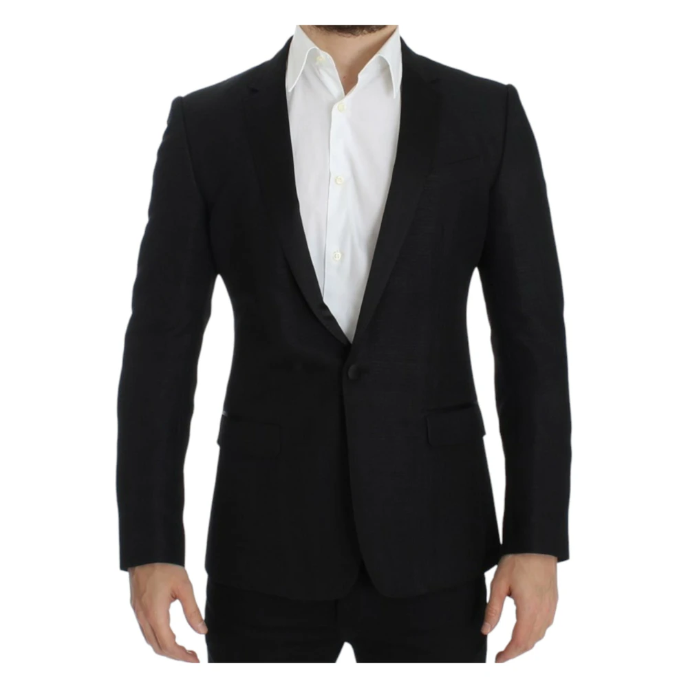 Dolce & Gabbana Men's Black Martini Blazer Jacket - Blazers - S - Jackets