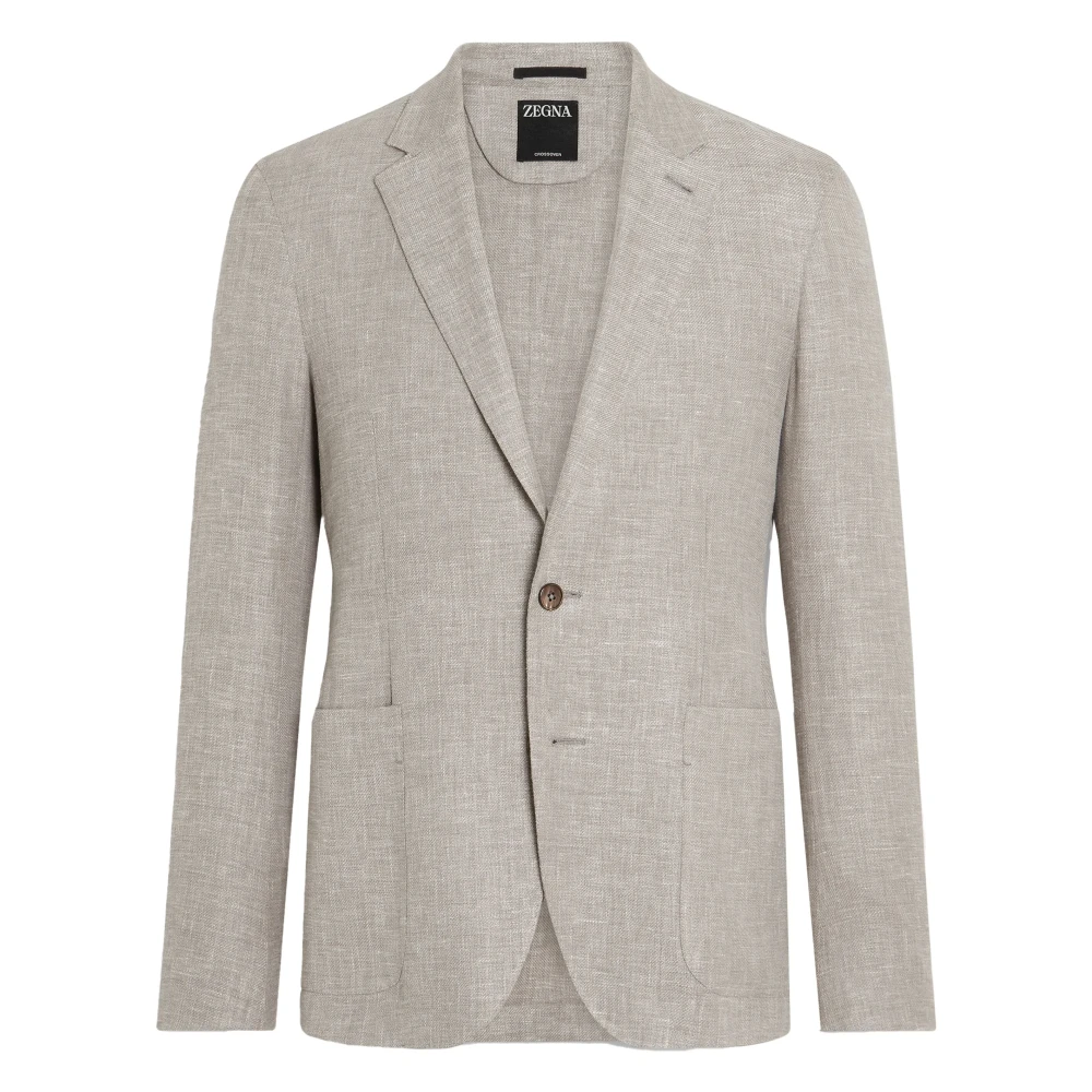 Zegna - Jackets > Blazers - Beige - Zegna - Modalova