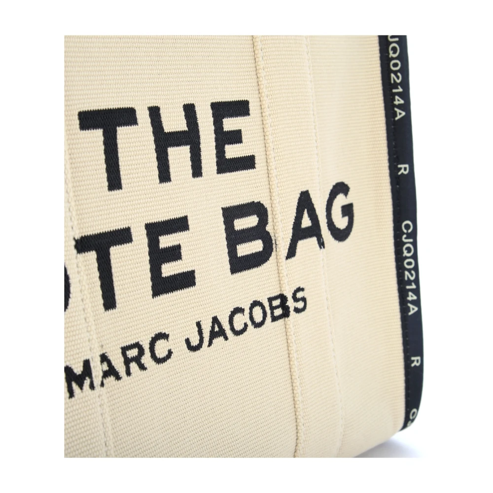 Marc Jacobs The Jacquard Large Tote Bag in Zand Yellow Dames