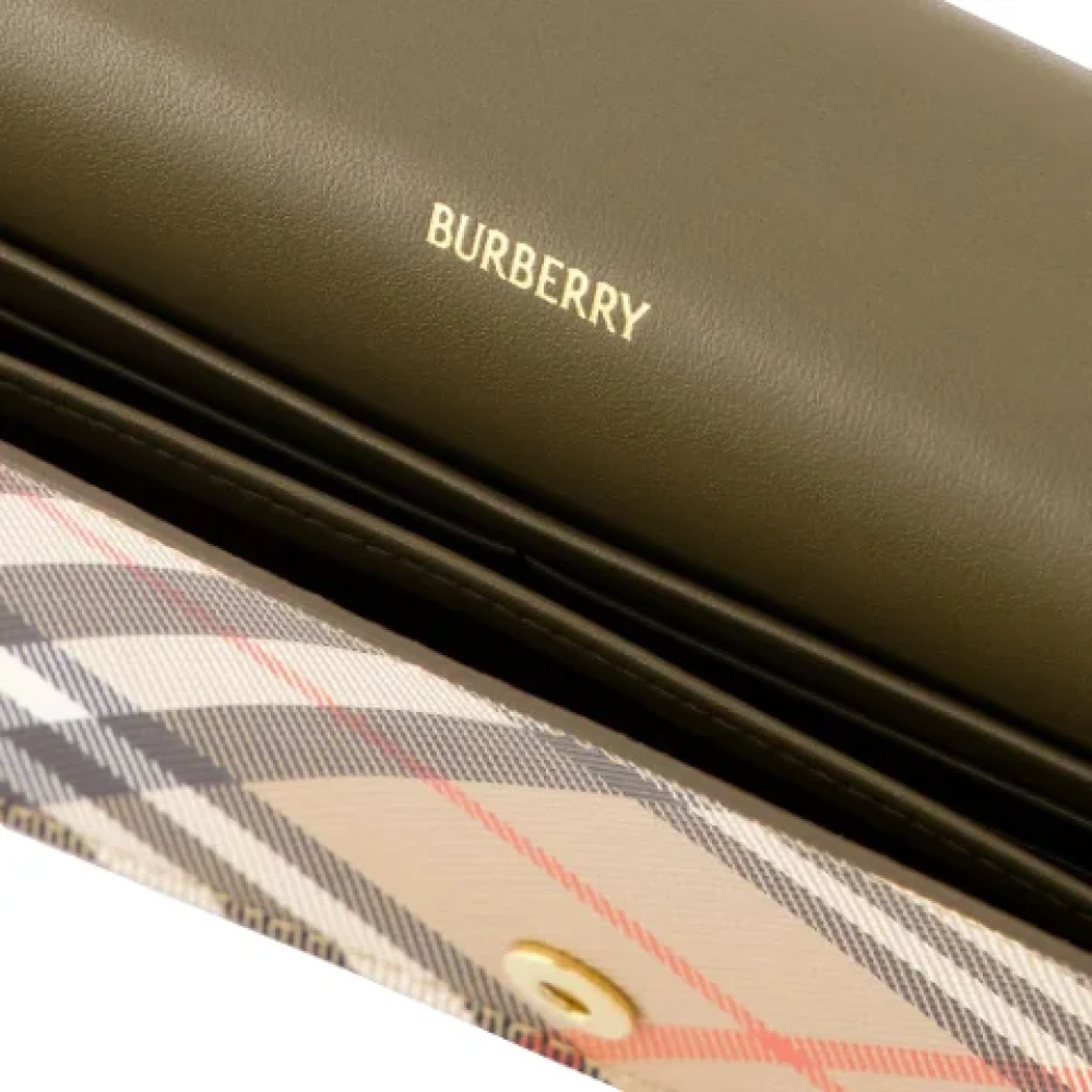 Burberry Leather shoulder-bags Beige Dames