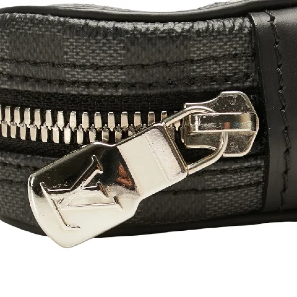 Louis Vuitton Vintage Pre-owned Canvas clutches Black Dames