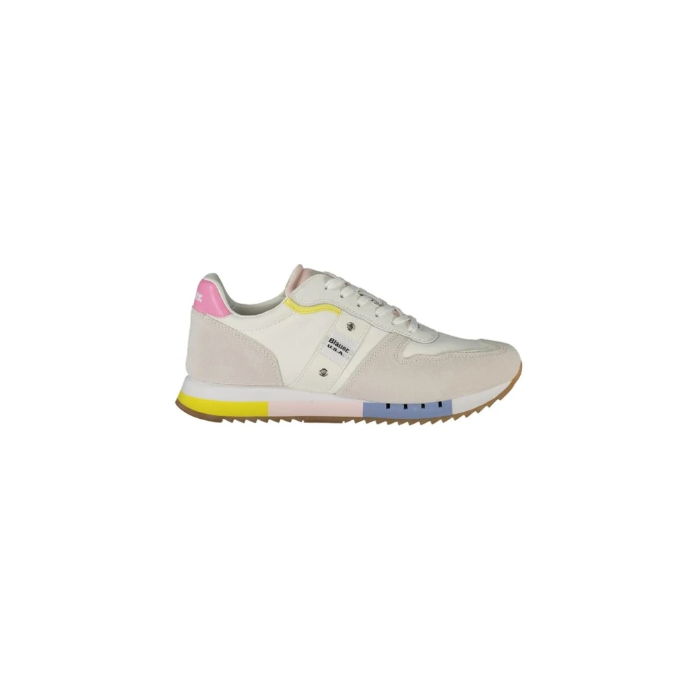 Blauer Women's Multicolor Sneakers, 8 Uk, Lace-Up Trainers With Removable Insole