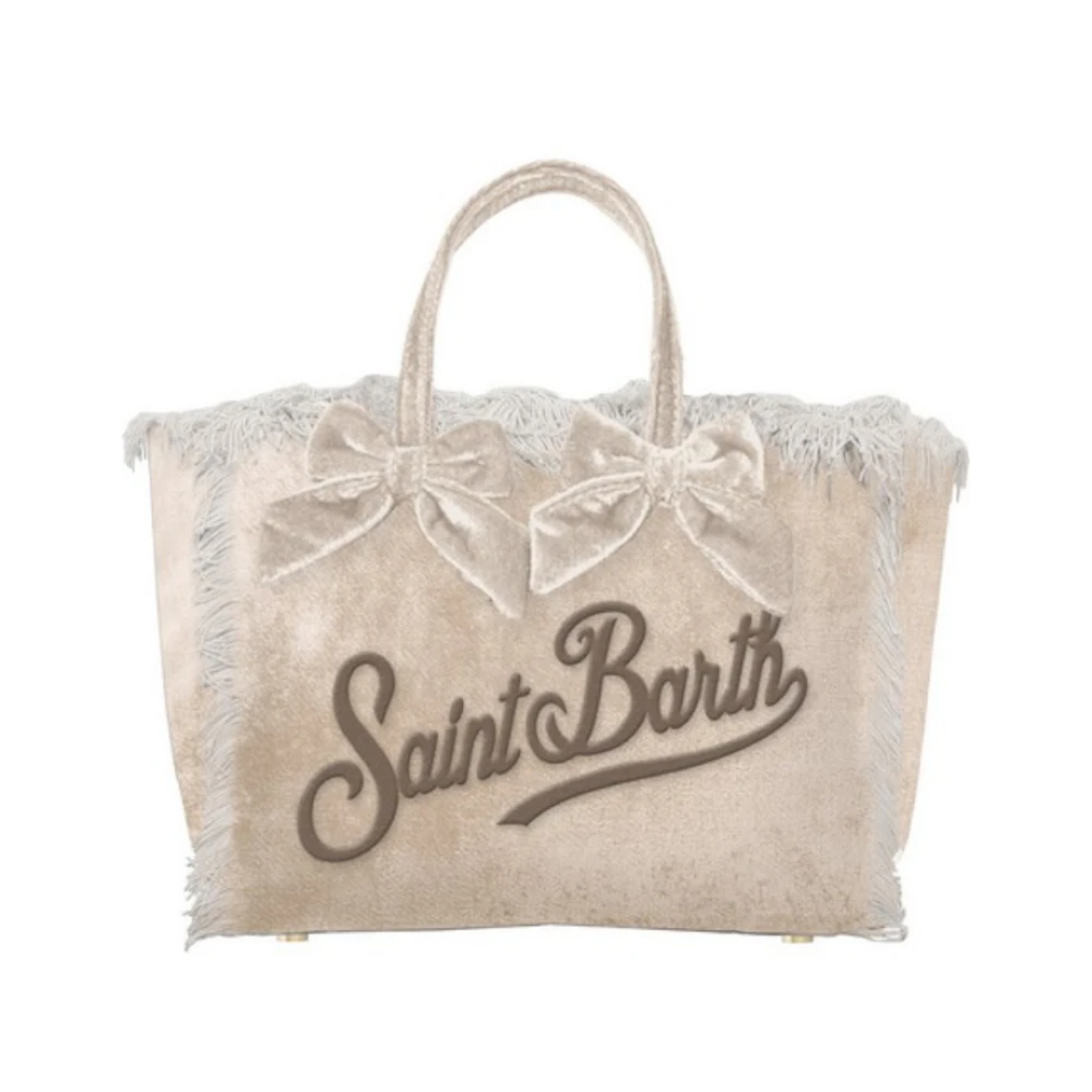 MC2 Saint Barth Winter Mini Vanity Handtas Beige Dames