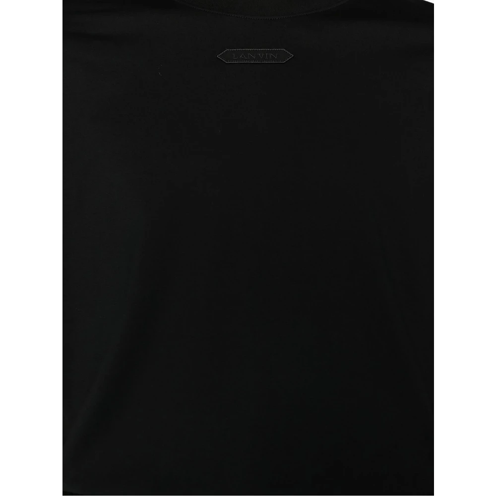 Lanvin T-Shirts Black Heren