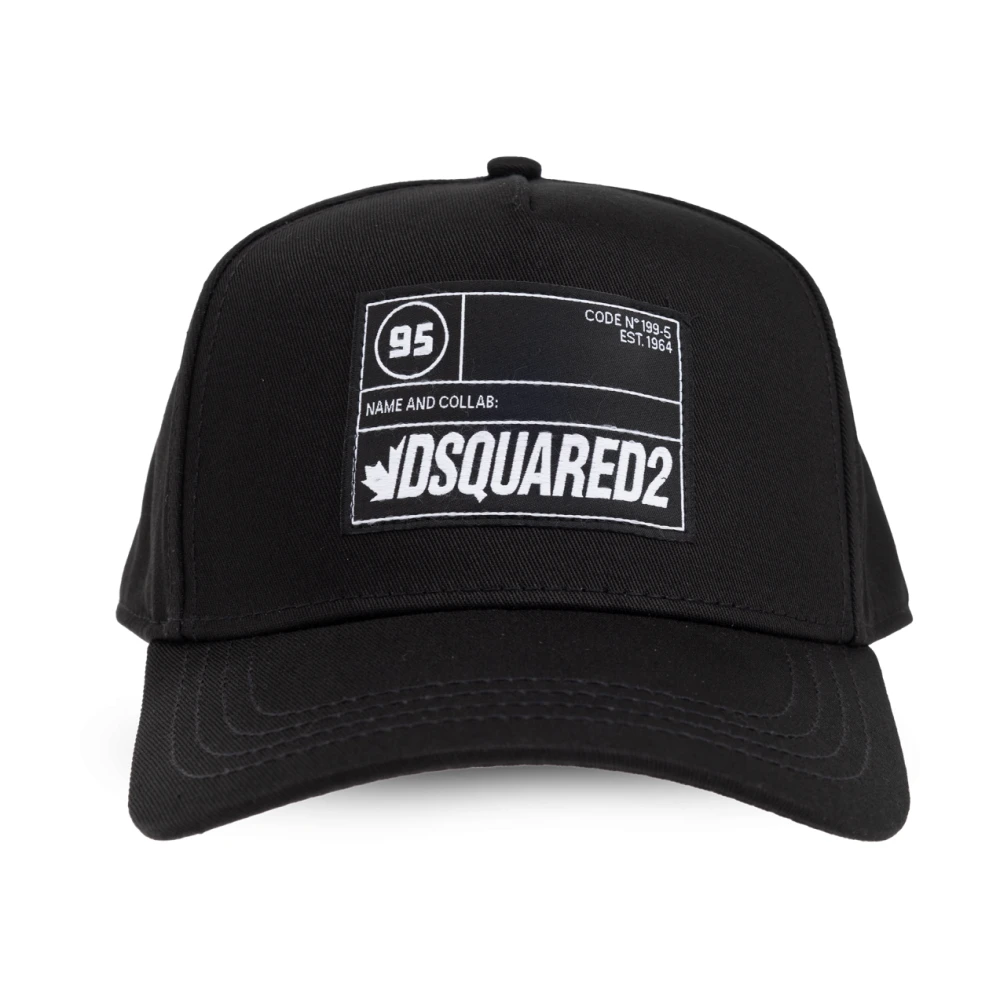 Dsquared2 Baseballpet Black Heren