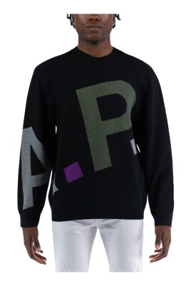 pull-diagonal-avec-logo-en-laine