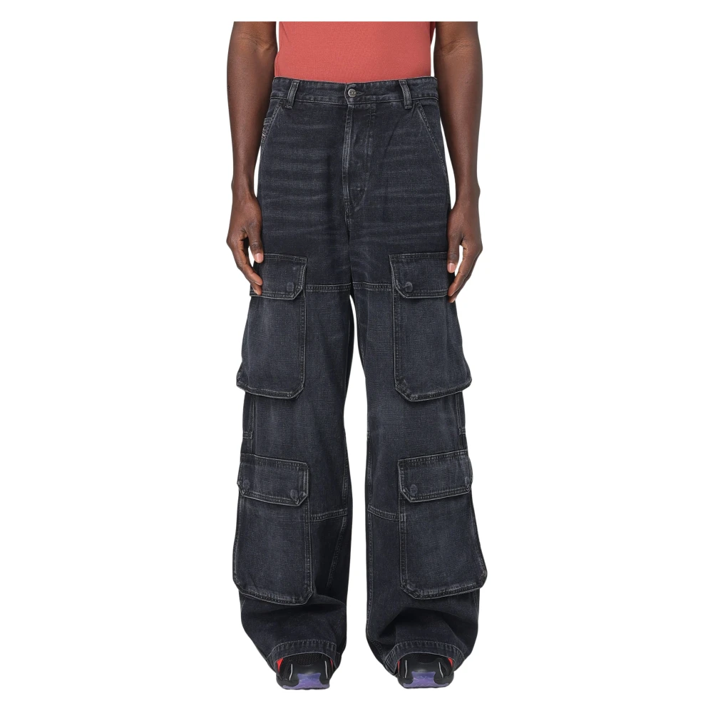 Jeans > Wide Jeans - - Diesel - Modalova