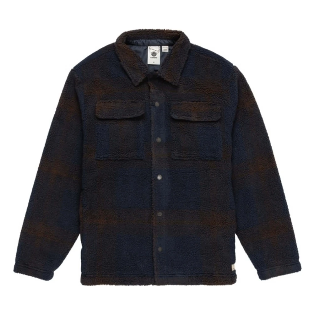 Element Hueco Shirt Blue Heren