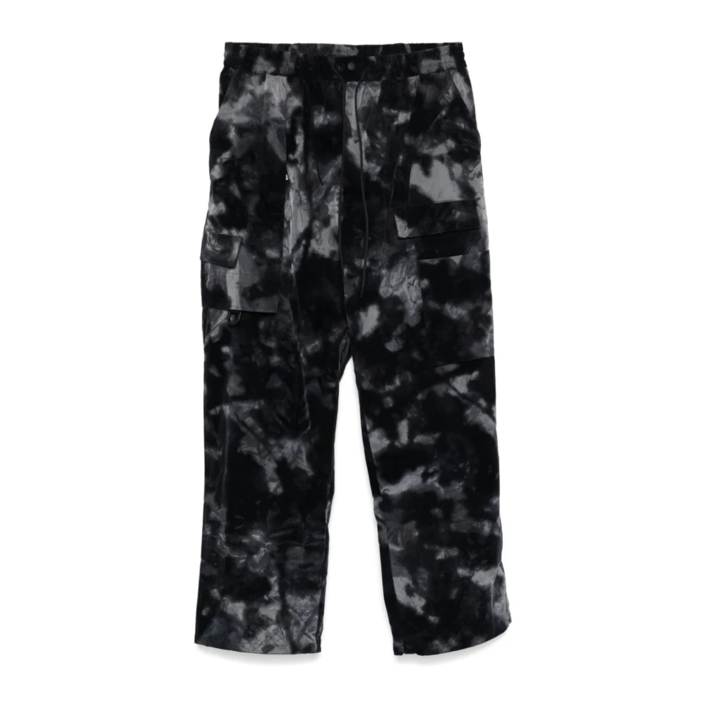 Y-3 Zwarte Multicolor Stijlvolle Broek Black Heren