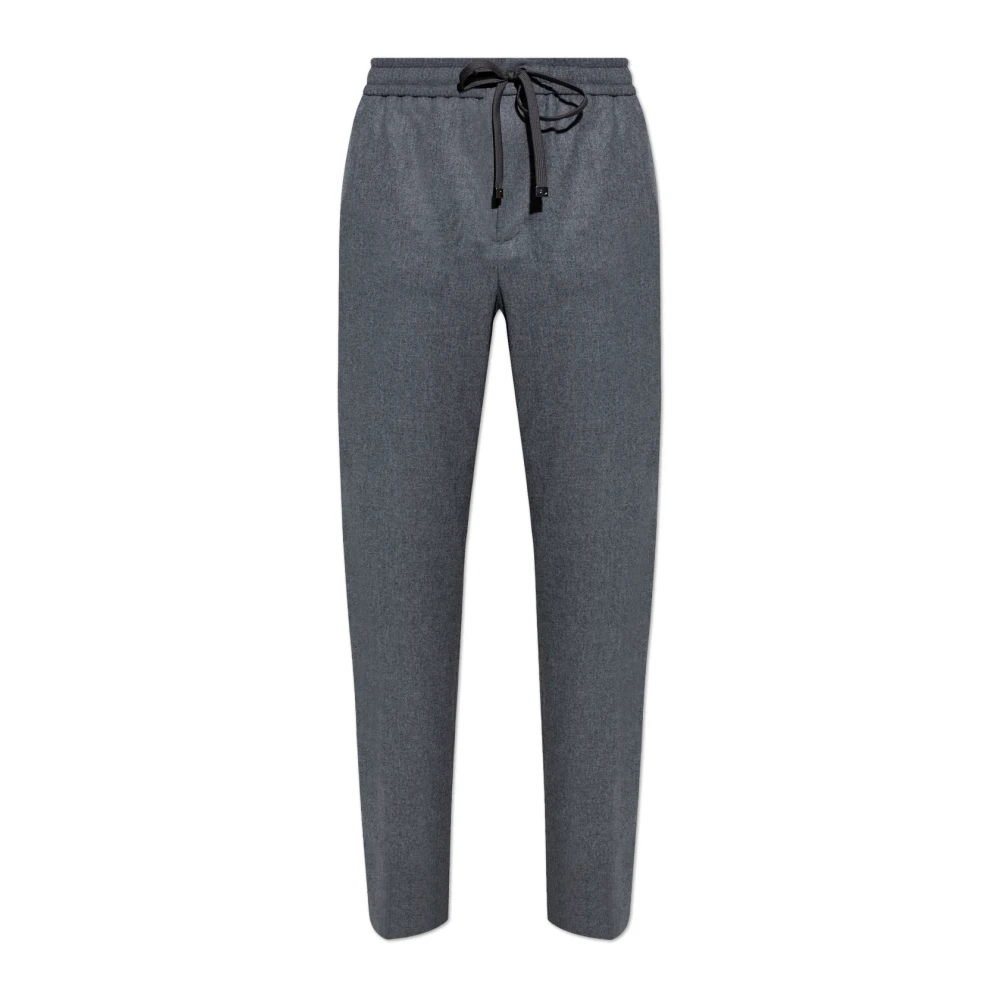 Moncler Grijze Stijlvolle Broek Gray Heren