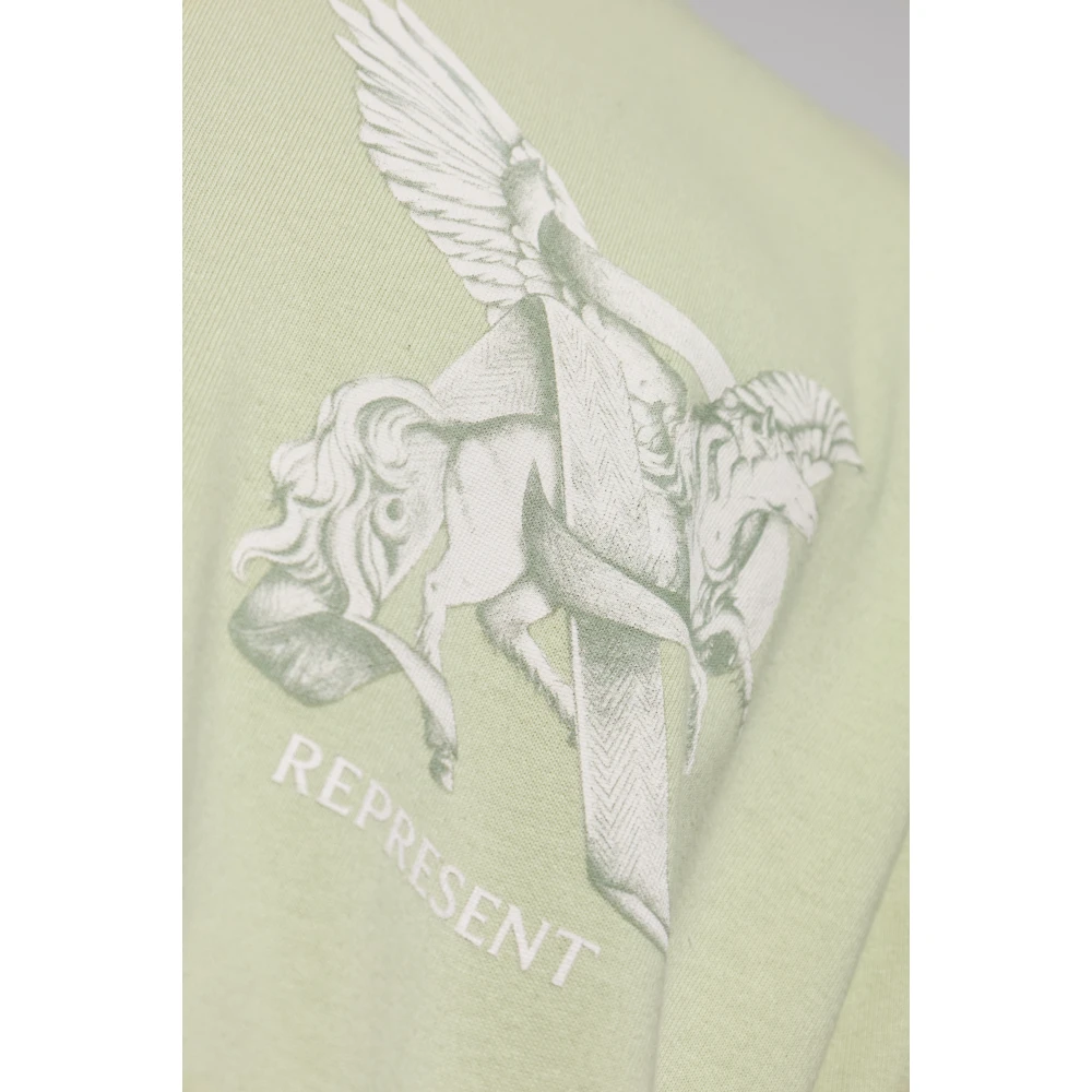 Represent Elegance In Motion T-Shirt Green Heren