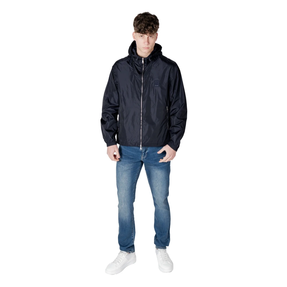 Armani Exchange Box Logo Jas Blue Heren