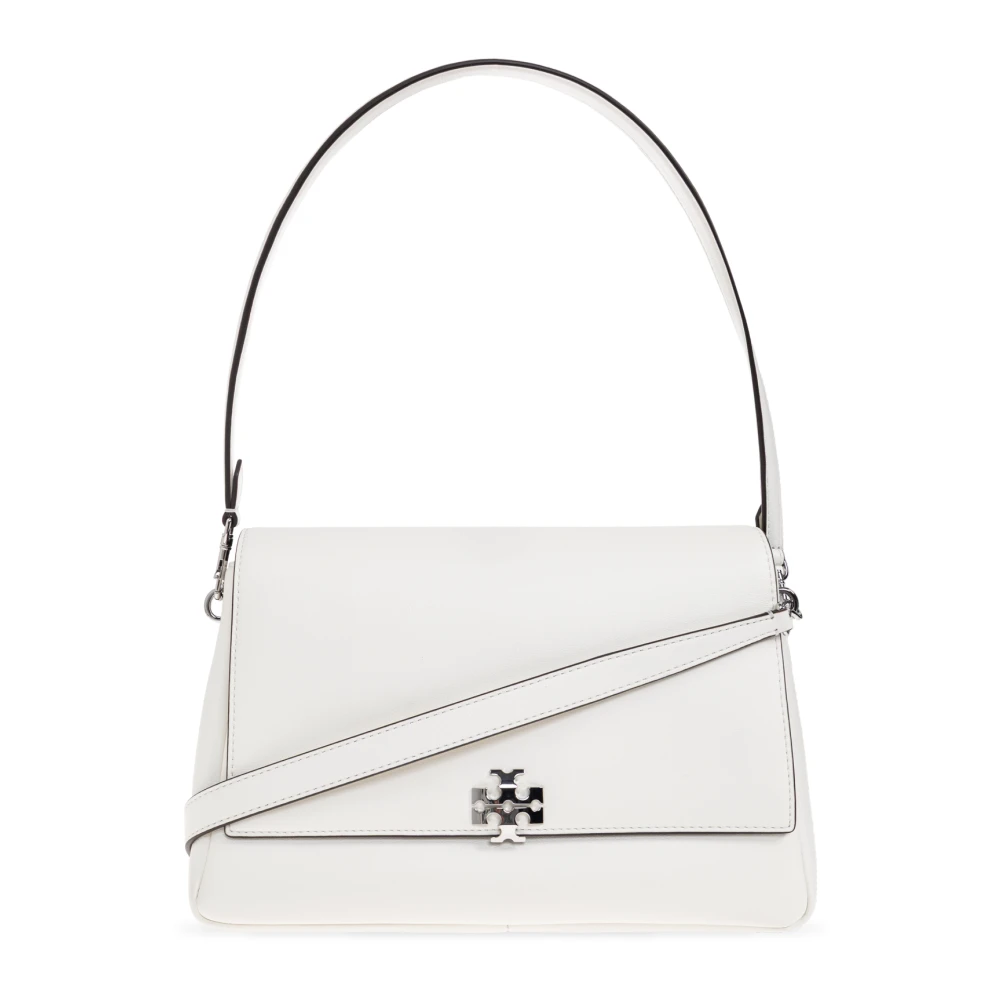 Tory Burch Women's White Shoulder Bags, One Size, Charlie Shoulder Bag