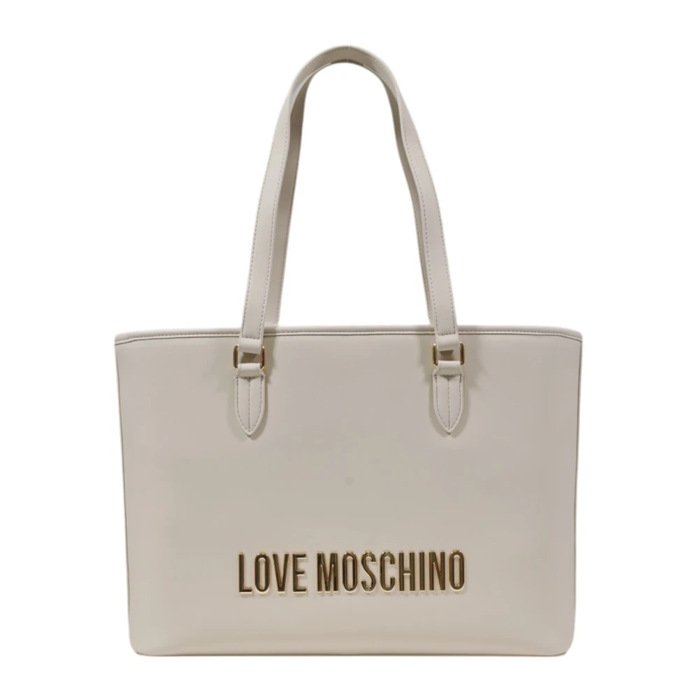 Love Moschino Beige Handtas voor Vrouwen Lente Zomer Beige Dames
