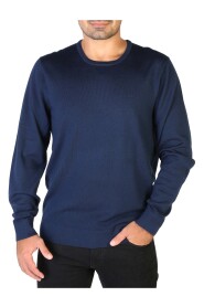 CALVIN BAX KLEIN K10K109474 Błękitne swetry męskie