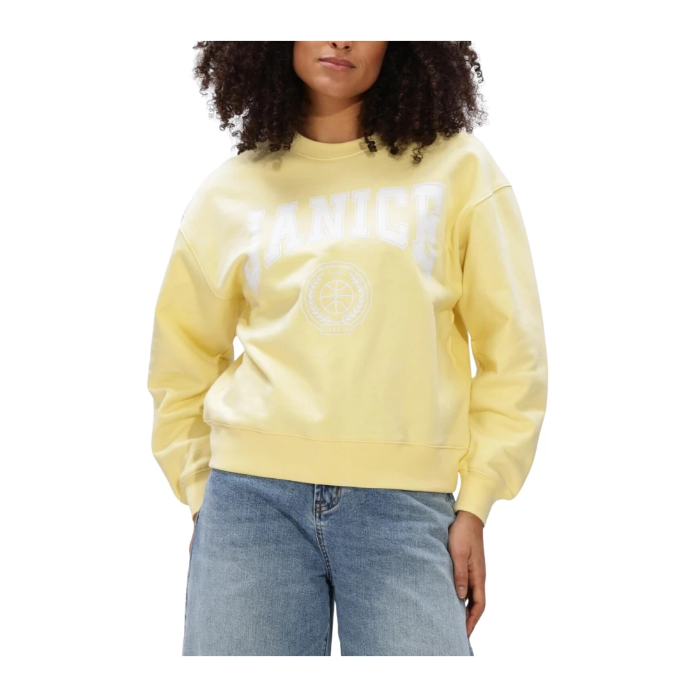 Janice Damen Gelb Sweatshirts & Hoodies, Mgröße: