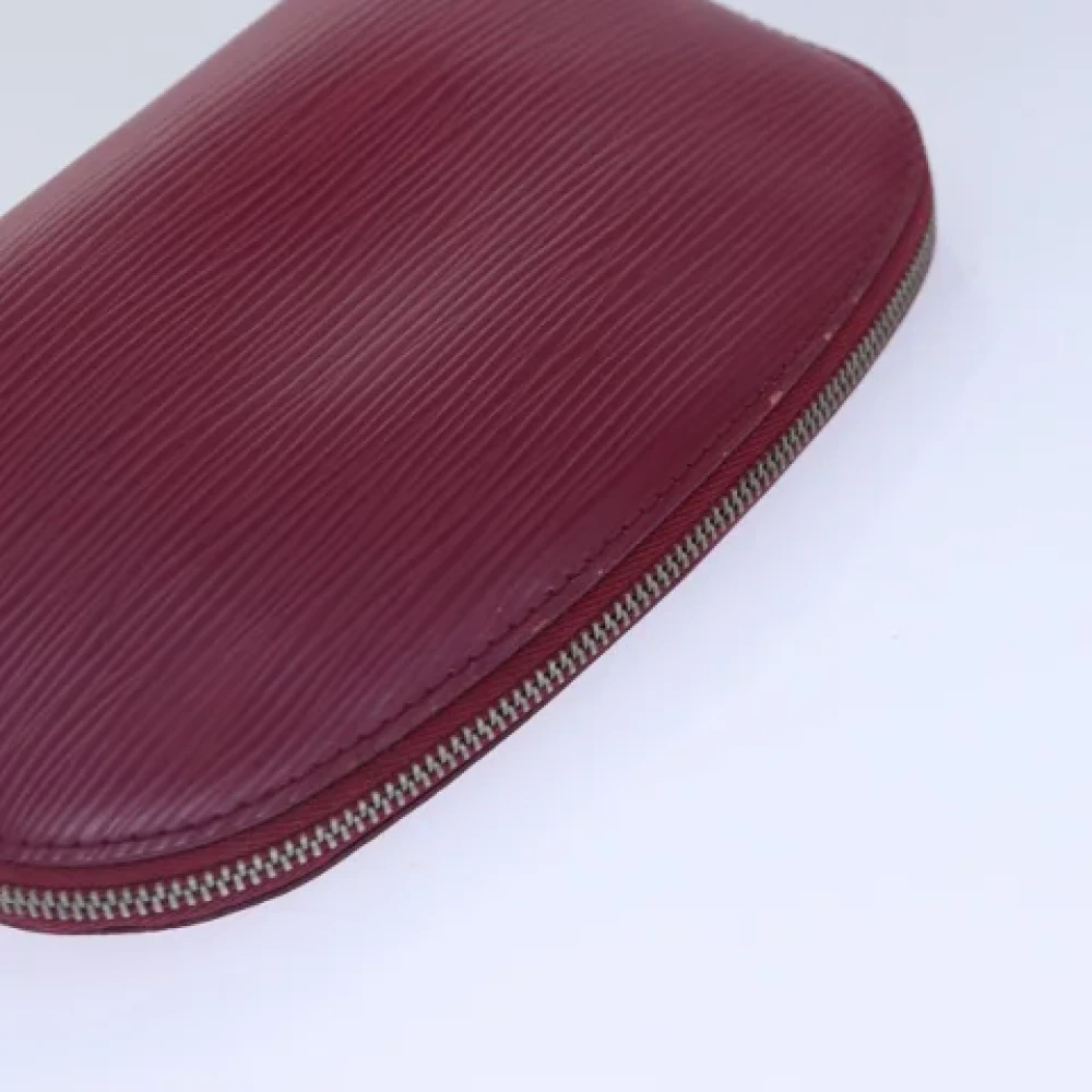Louis Vuitton Vintage Pre-owned Metal pouches Red Dames