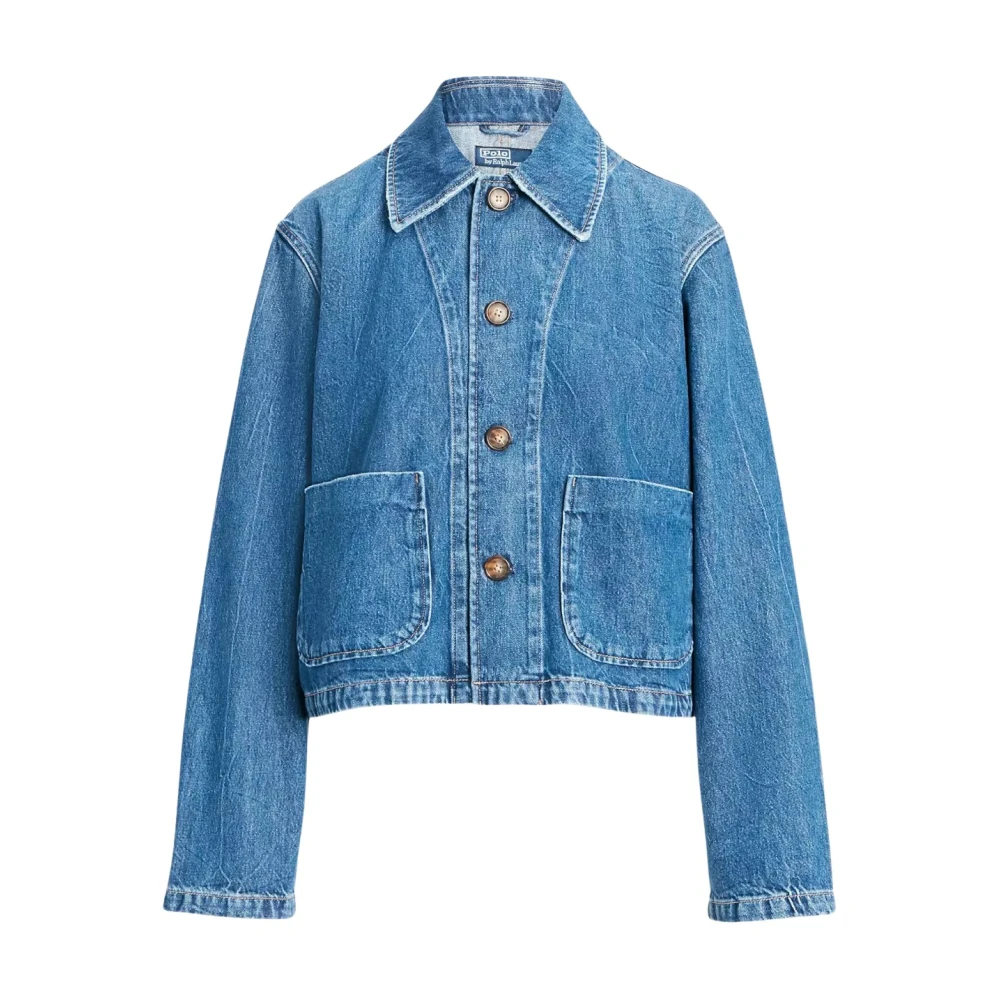 Ralph Lauren Denim Jas Blue Dames