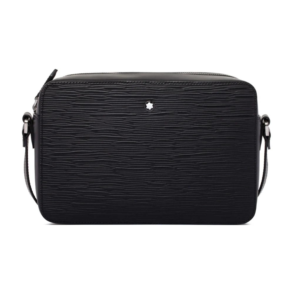 Montblanc Zwarte Messenger Tas met Logo Detail Black Dames