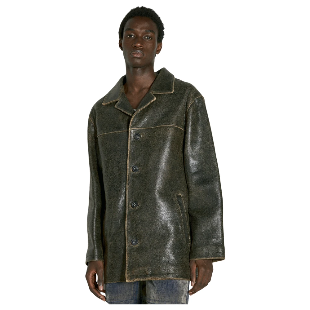 Jackets > Leather Jackets - - Guess - Modalova