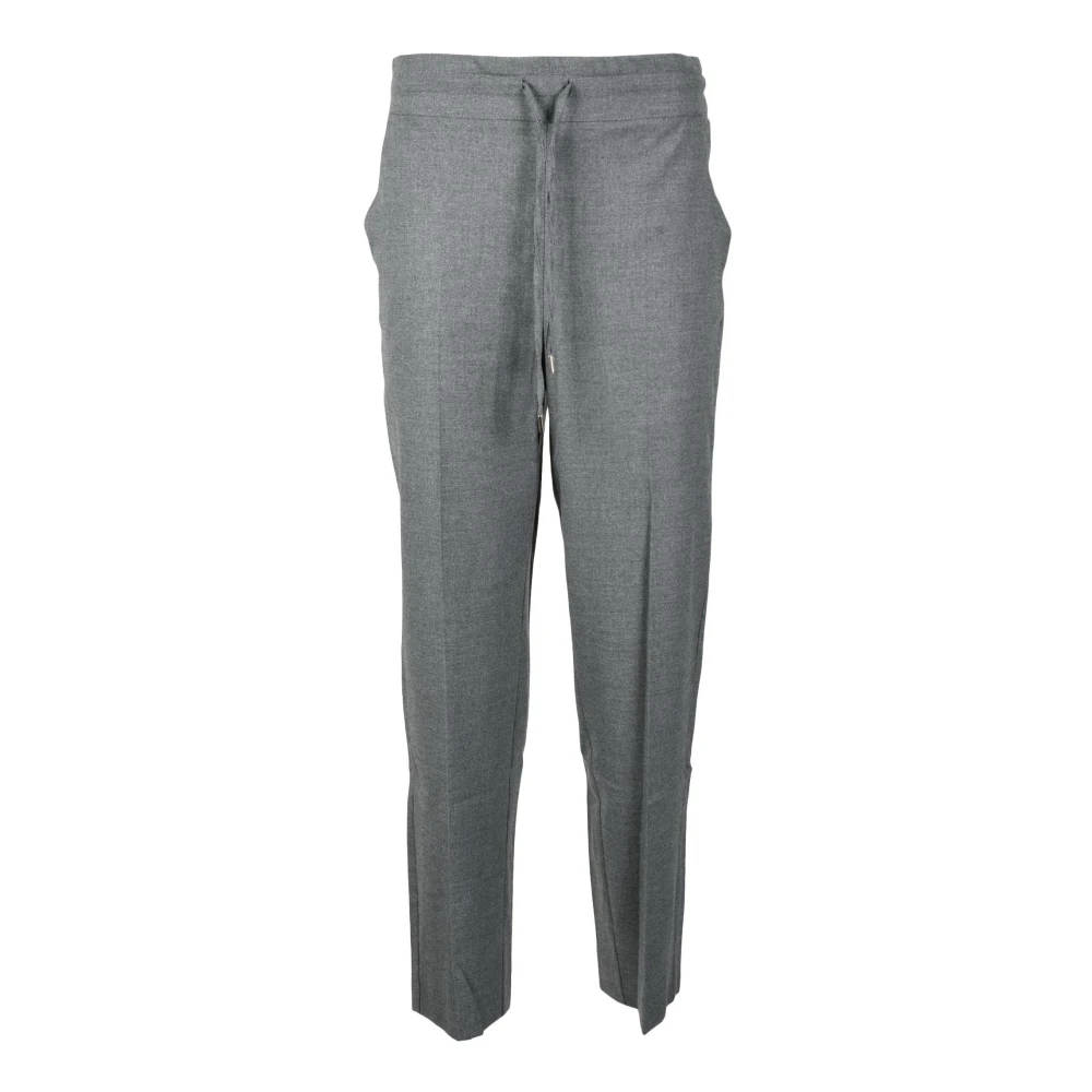 Emme DI Marella Elegante Getailleerde Broek Gray Dames