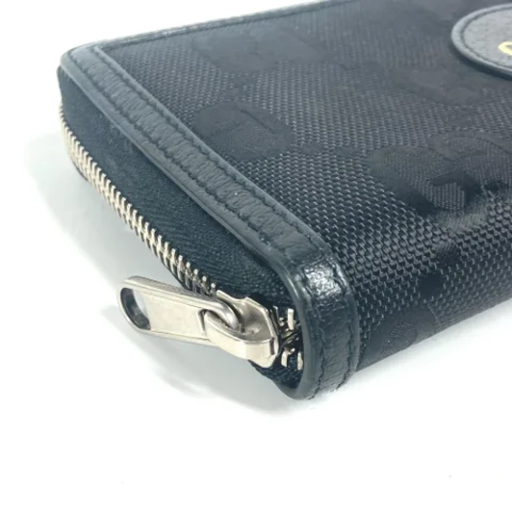 Gucci Vintage Pre-owned Canvas wallets Black Dames