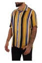 yellow-striped-silk-blend-mens-shirt