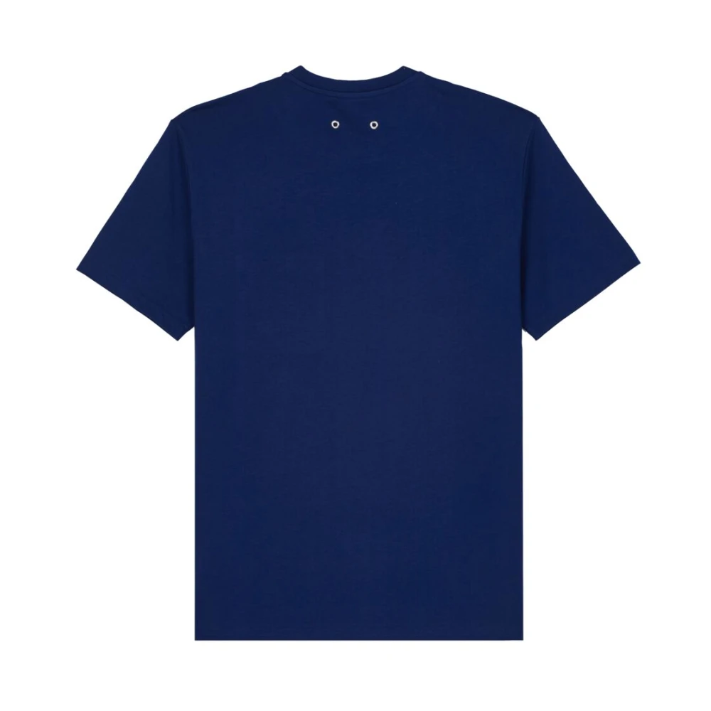 Vilebrequin Heren Biologisch Katoen Schildpad T-Shirt Blue Heren
