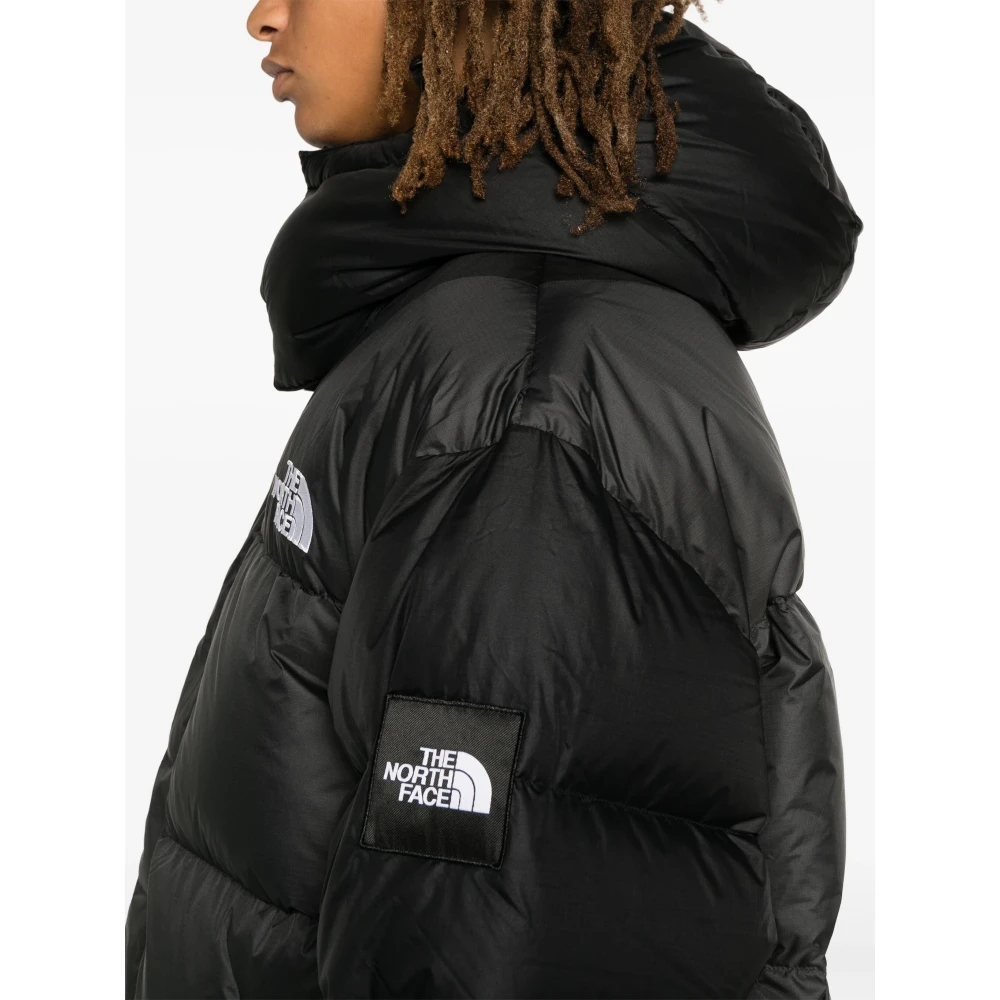 The North Face Zwarte jas met volledige rits en capuchon Black Heren