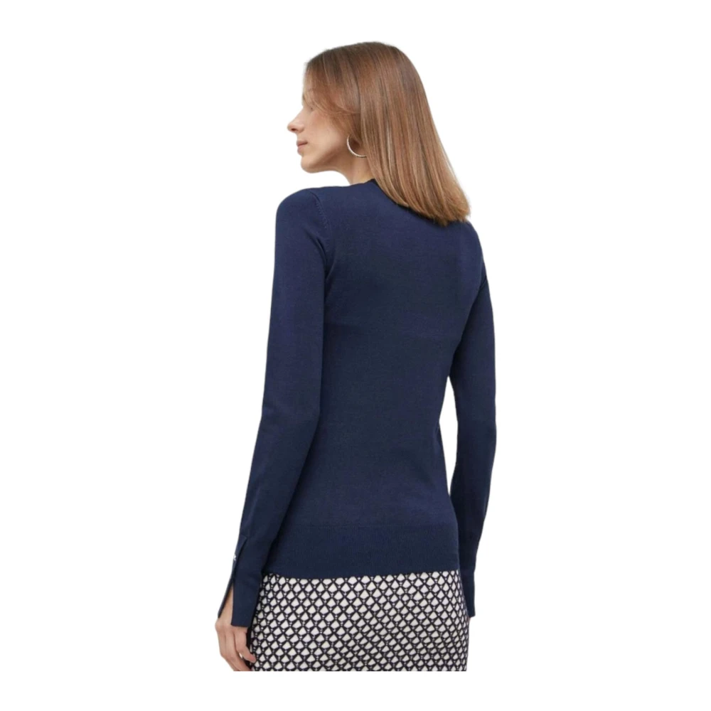 Guess Ronde hals trui Blue Dames