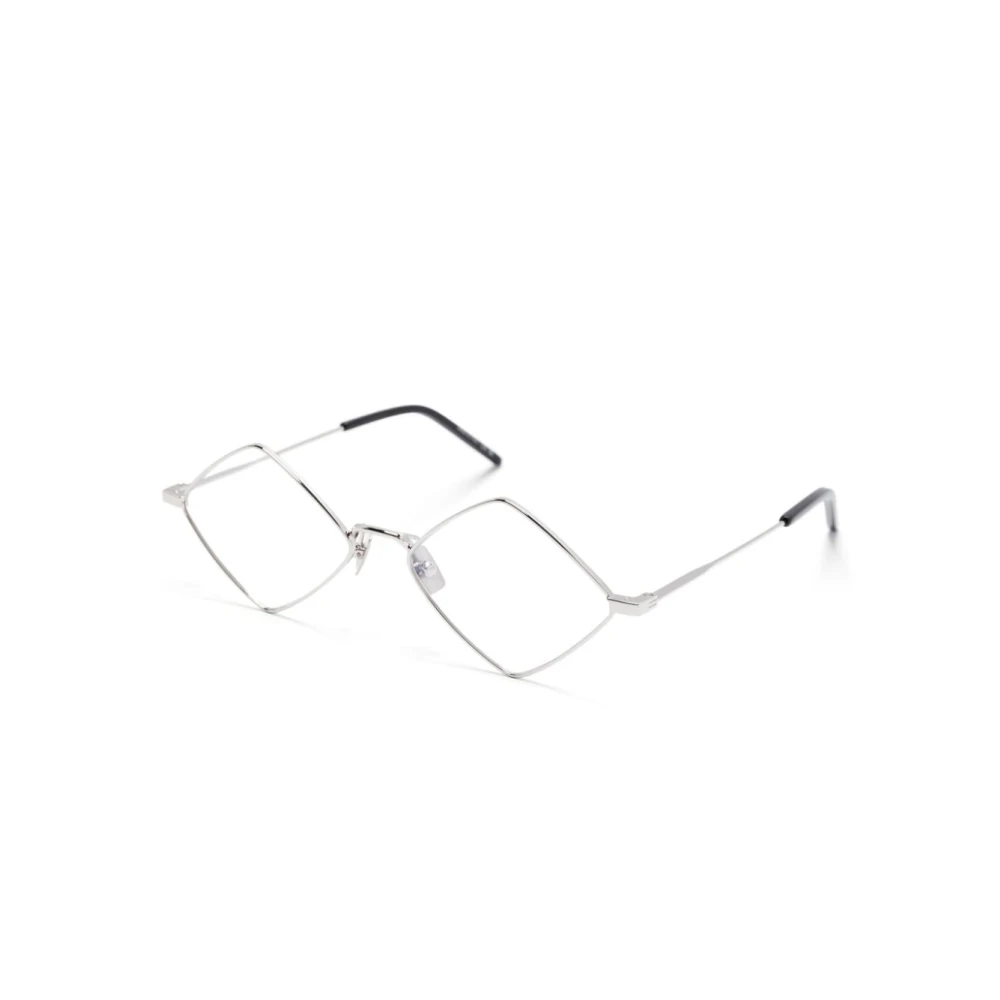 Saint Laurent Women's Gray Glasses, 55 Mm, 302 Lisa Optical Frame