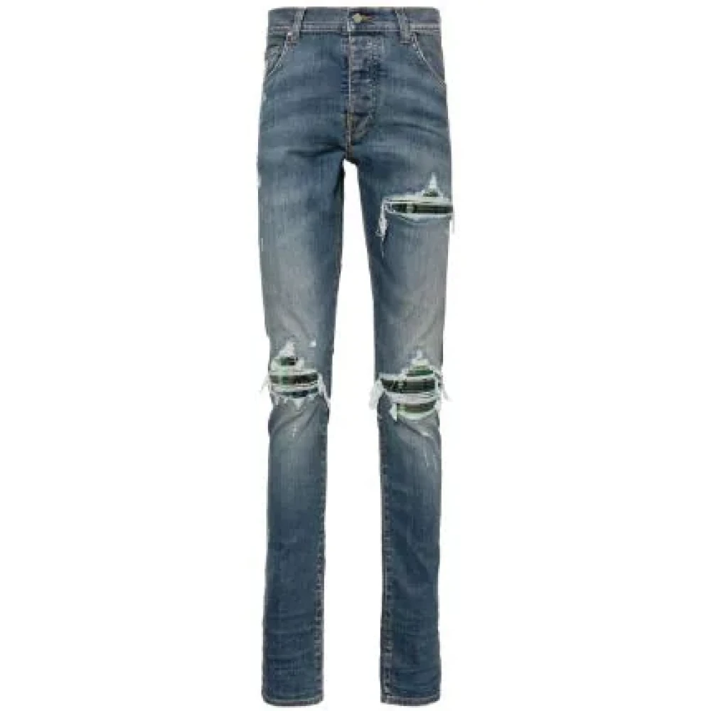 Amiri Indigo Skinny MX1 Jeans Blue Heren
