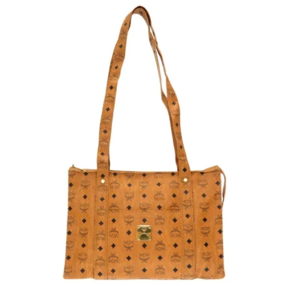 MCM Pre-owned Fabric totes Brown Dames