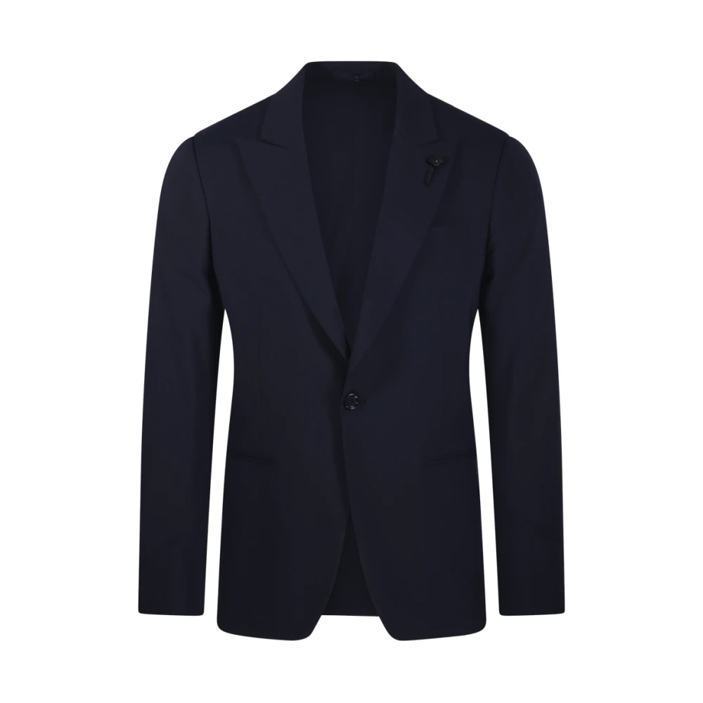 Lardini Men's Blue Blazers, M, 850 Blazer
