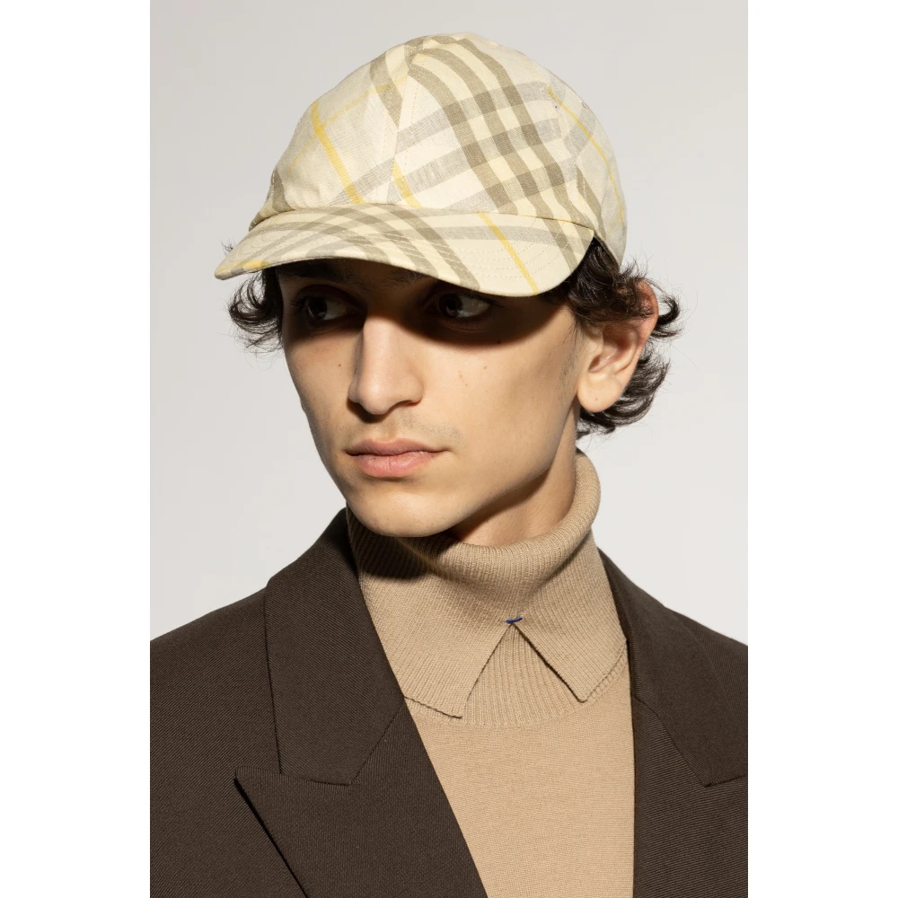 Burberry Baseballpet Beige Heren
