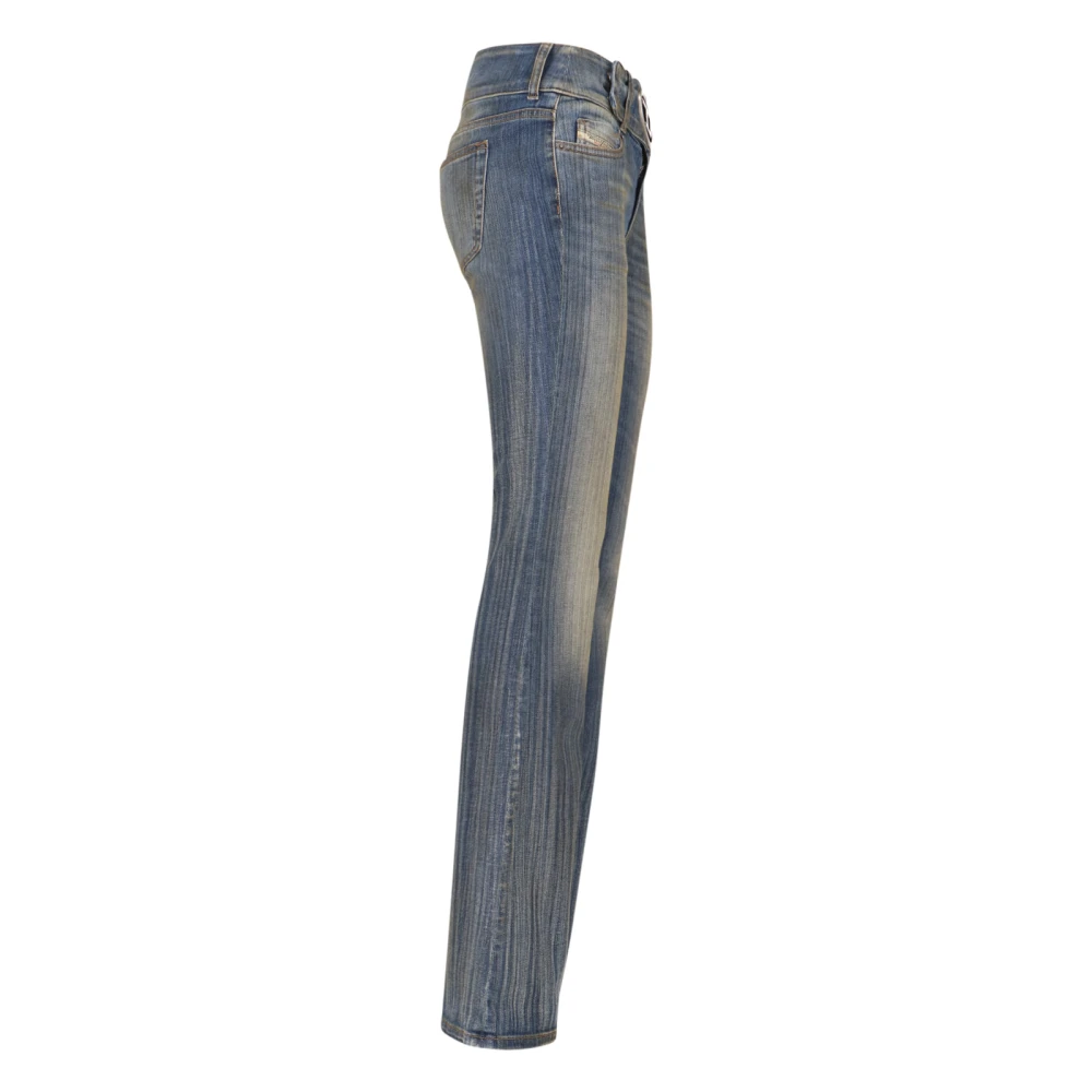 Diesel Blauwe Denim Jeans Blue Dames