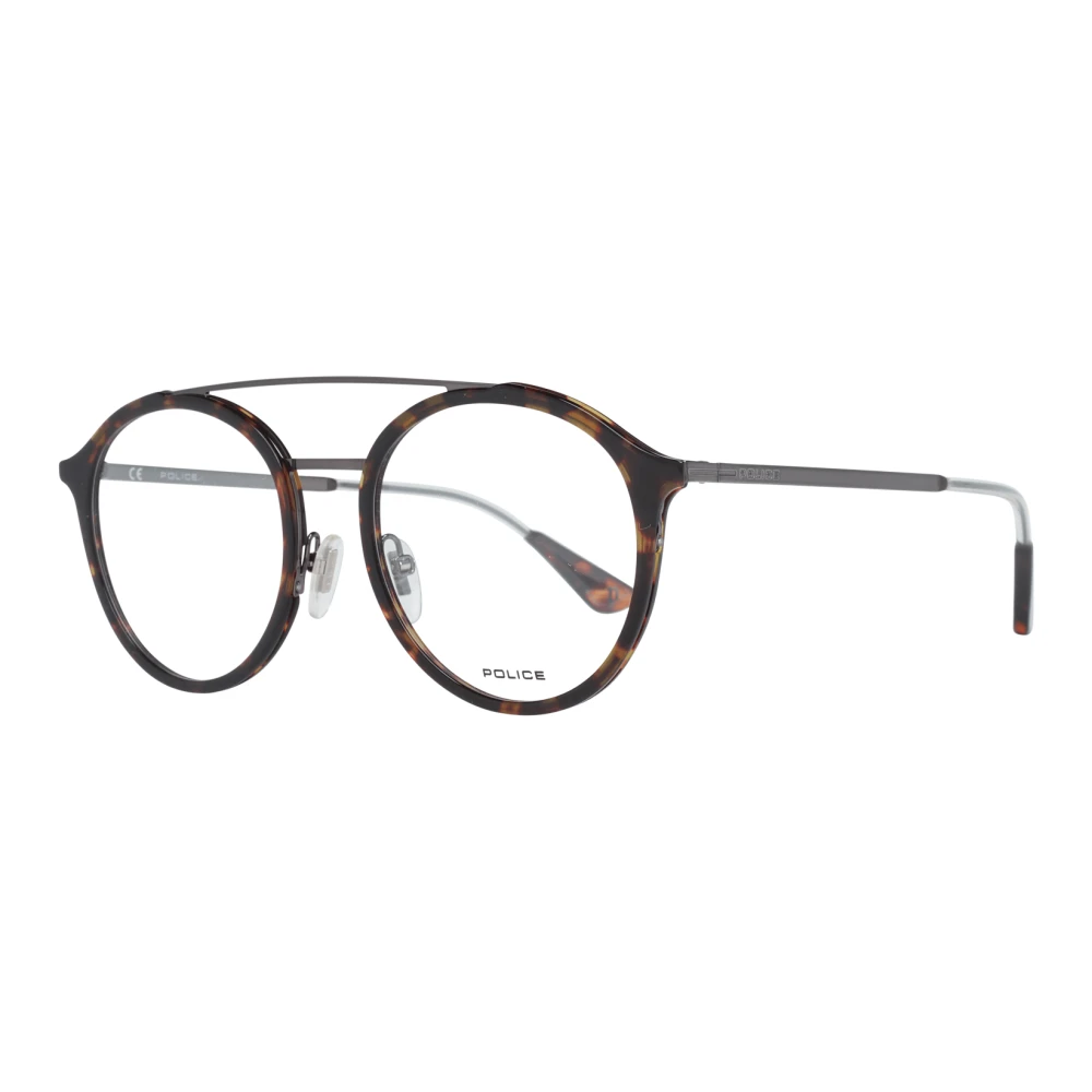 Police Men's Brown Aviator Optical Frames For