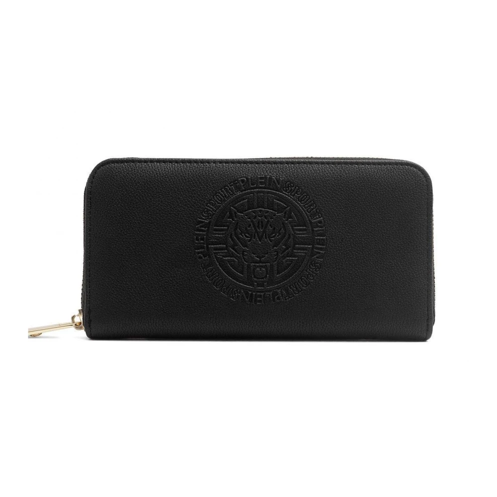 Plein Sport Logo Rits Portemonnee Black Dames